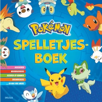 Afbeelding van Pokémon spelletjesboek (Paperback)
