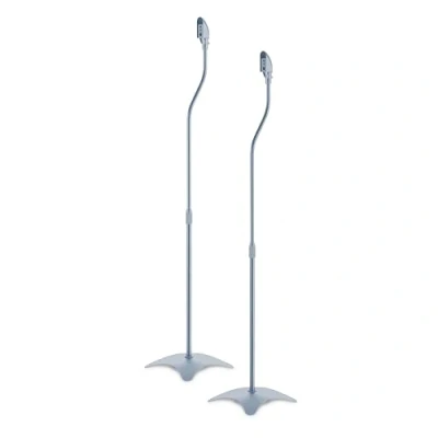 Afbeelding van RICOO Luidsprekerstandaard, universeel, BH 08 G, in hoogte verstelbaar, boxstandaard, statief, boxen, speaker standaard, kabelgeleiding, 1 paar, set van 2 stuks