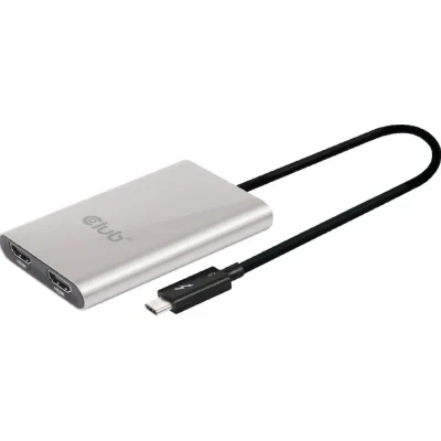 Afbeelding van club3D CSV 1477 1 + 2 poorten USB 3.2 Gen schakelaar (USB 3.0) 5120 x 2880 Pixel Zwart