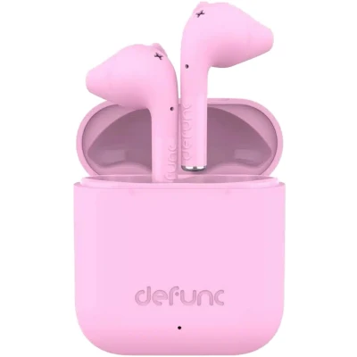 Afbeelding van Defunc True Go Slim draadloze oordopjes Bluetooth oortjes Roze Kunststof
