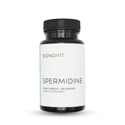 Afbeelding van Bonovit Spermidine 10 mg Capsules N60. Glutenvrij spermidine.