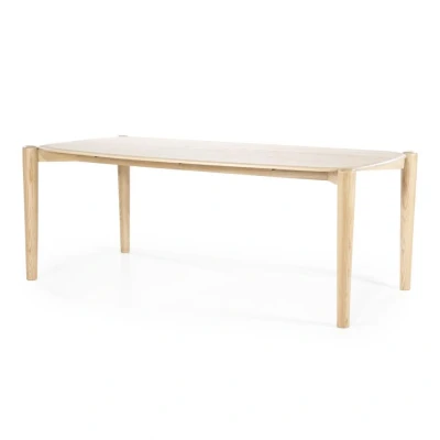 Afbeelding van Eleonora Eettafel Selbu 200x100 cm naturel Hout