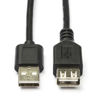 Afbeelding van USB verlengkabel 1 meter 2.0 (100% koper)