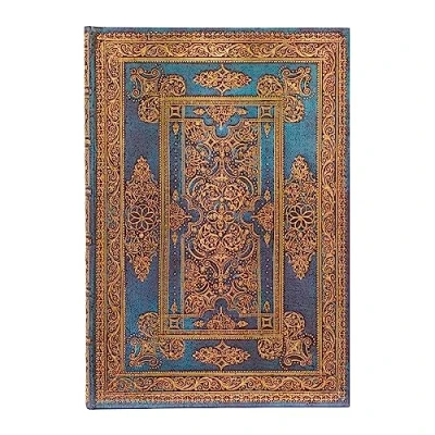 Afbeelding van Luxe Design Blue (Luxe Design) Midi Unlined Hardback Journal (Elastic Band Closure)