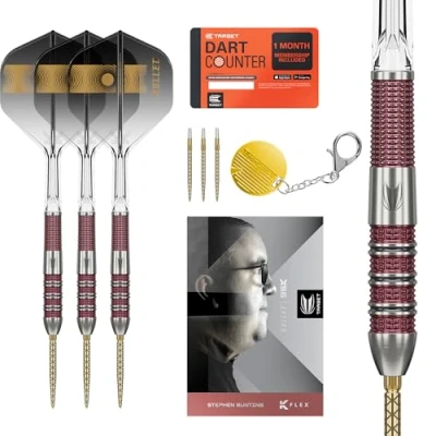 Afbeelding van Target Stephen Bunting 95K 95% Swiss Point steeltip dartpijlen 23 gram