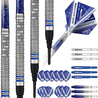 Afbeelding van Unicorn Gary Anderson W.C. Phase 5 90% Soft Tip Dartpijlen
