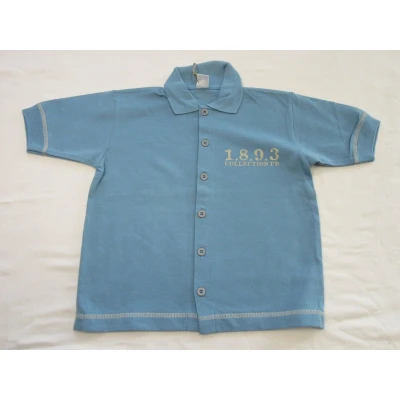 Afbeelding van petit bateau , jongens ,polo korte mouw blauw 1893 collection PB 6 jaar 114