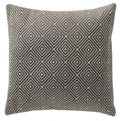 Afbeelding van VERANO Buitenkussen 45x45 cm waterafstotend en uv bestendig Charcoal Gray antraciet