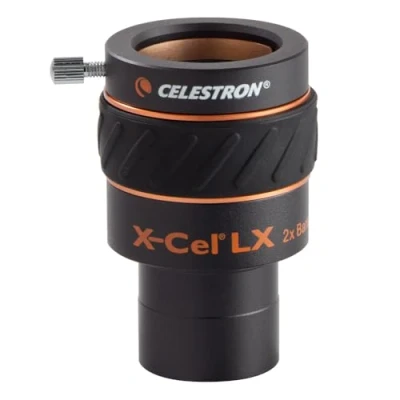Afbeelding van Celestron 93529 1.25 Inch X Cel LX 2x Barlow Lens, Zwart