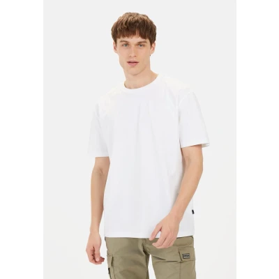 Afbeelding van camel active Kurzarm Tshirt print, Heren, Maat: 5XL, White