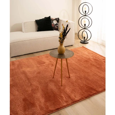 Afbeelding van Velours Vloerkleed Flair Terracotta 240x340 Cm