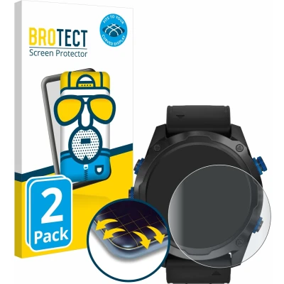 Afbeelding van BROTECT Volledige bedekking Matte Scherm Beschermer, Smartwatch beschermfolie, Grijs