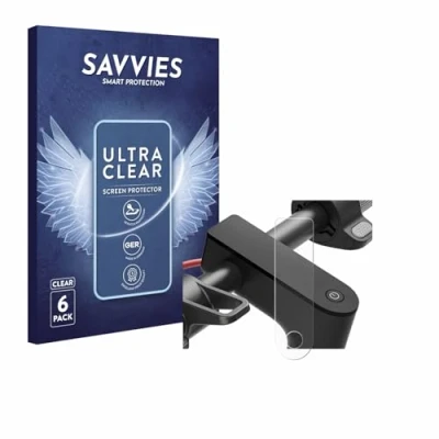 Afbeelding van Savvies Screenprotector voor Xiaomi Electric Scooter 4 Folie Beschermfolie transparant (6 Stuks)