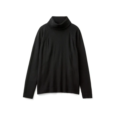 Afbeelding van United Colors of Benetton Turtleneck Trui, Dames, Maat: 34, Black