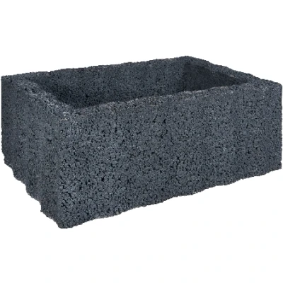Afbeelding van Gardenlux Ridgeflor Groot 60x40x25 Cm Zwart Uniek &amp; speels effect