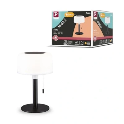 Afbeelding van Paulmann Bartja 94607 Tafellamp op zonne energie 1.6 W Warmwit Zwart