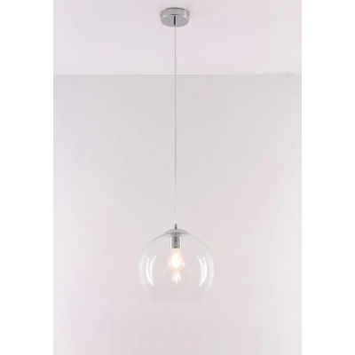 Afbeelding van Searchlight Balls Hanglamp 1 Lichts Clear Glasbol 25cm