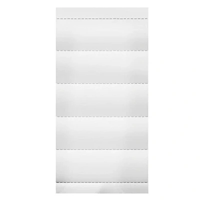 Afbeelding van herlitz blanco tekstetiketten, (B)60 x (H)21 mm, wit, 100 stuks