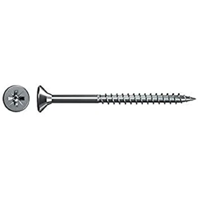Afbeelding van Fischer 551193 Spaanplaatschroeven 5 mm 45 Binnen T, Interne vertanding, TX, Torx, T profiel Staal Galvanisch verzinkt 500 stuk(s)