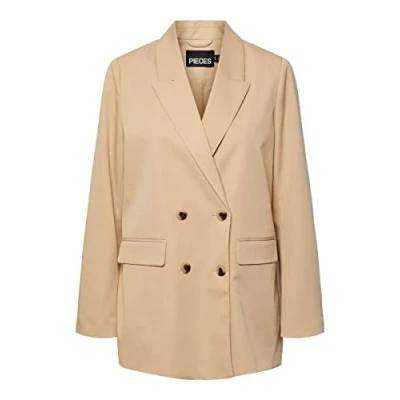 Afbeelding van Pieces Pcthelma Blazer, Dames, Maat: Large, Irish cream