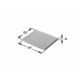 Afbeelding van CLEAN Filter NC2322CA Interieurfilter Carbon filter, insert 40mm MERCEDES BENZ: ML Klasse (W163) 320 3.2, 230 2.3, 270 CDI 2.7