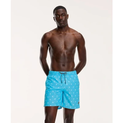 Afbeelding van Shiwi Regular FIT PALM Zwemshorts, Heren, Maat: Large, River blue