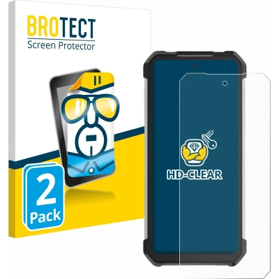Afbeelding van BROTECT (2 Stuks) Schermbeschermer voor Unihertz Tank 3 Pro Screen Protector Transparant