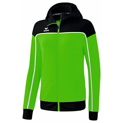 Afbeelding van CHANGE by erima trainingsjack met capuchon dames green/zwart/wit / 36