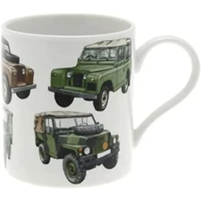 Afbeelding van The Leonardo Collection LP91135 Fine China Mok 4 x Land Rover 1 stuk 13x9x10 cm Accessoire, veelkleurig
