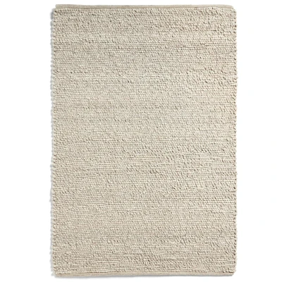 Afbeelding van HAY Peas Random wollen vloerkleed 140x200 cm Soft grey