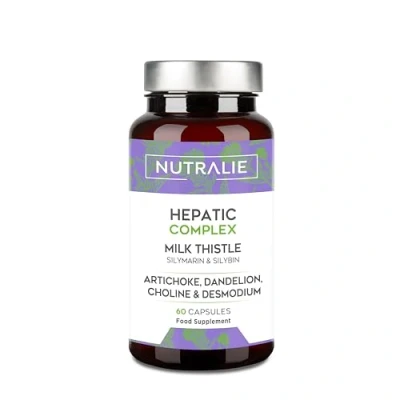 Afbeelding van Mariadistel Complex 2092mg Astisjok Paardenbloem Drainer Detox Choline Desmodium Veganistisch Milk Thistle Hoge Dosis (80% Silymarin) 60 Capsules Nutralie