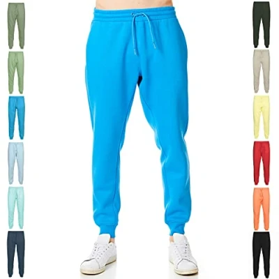 Afbeelding van RIPT Essentials RCPNT764 joggingbroek voor heren, zachte touch loungewear joggingbroek, Blauwe aser, L