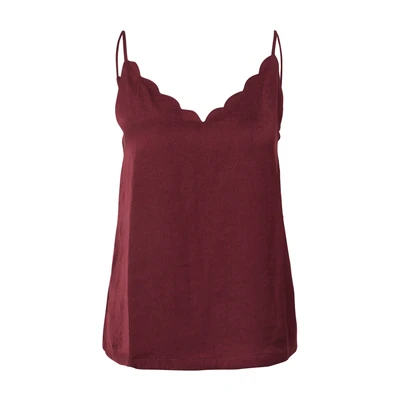 Afbeelding van ONLY Onldebbie Singlet Top, Dames, Maat: 34, Windsor wine