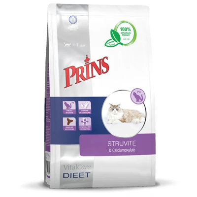 Afbeelding van Prins Vitalcare Struviet Calciumoxalate Kattenvoer 5 kg