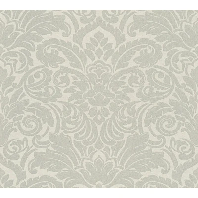 Afbeelding van AS Creation AP Finest 30545 1 305451 Zilver (Glasparels) / Grijs Creme