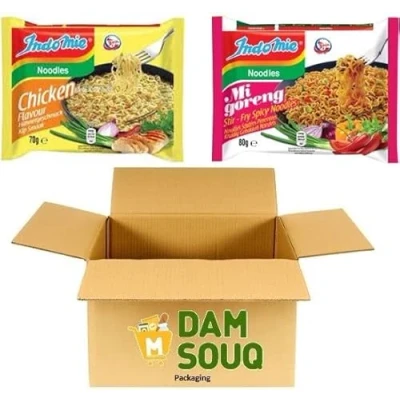 Afbeelding van Damsouq® Instant Noedels Mixpakket Indomie Kip en Mi Goreng Scherp (40x 70 Gram)