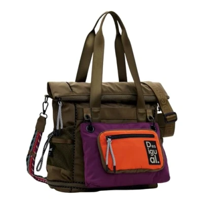Afbeelding van Desigual Rugzak, Dames, Maat: One Size, Khaki