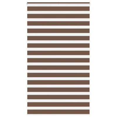 Afbeelding van Zebra rolgordijn 135x230 cm stofbreedte 130,9cm polyester bruin