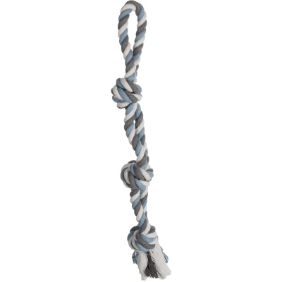 Afbeelding van &quot;Hondenspeelgoed Flostouw Lus Jan Duurzaam en Veelzijdig&quot; Blauw / 65,00 cm x 8,00