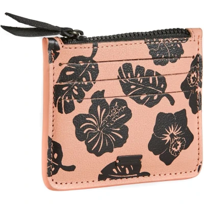 Afbeelding van SCOTCH &amp; SODA Leren Portemonnee Kaarthouder Printed Leather Cardholder Combo L Rood Veelkleurig