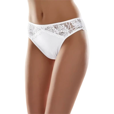 Afbeelding van Merry Style Dames Brazilian Onderbroek Katoen Regular Taille MS GAB 45 String Wit S