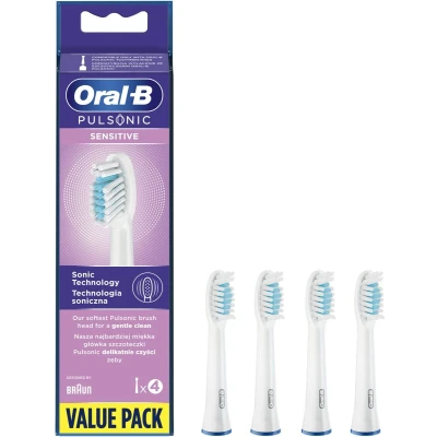 Afbeelding van Oral B Pulsonic Sensitive Opzetborstels 4 stuks