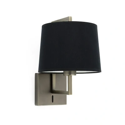 Afbeelding van Faro Lighting Frame wandlamp met shade gold, E27