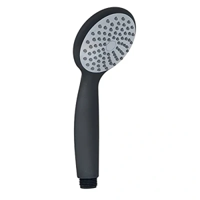 Afbeelding van Gedy G Easy 04, Handdouche met 1 straalsoort, douchekop van ABS zwarte afwerking, design R&amp;S, inclusief zandafstotende douchefilter, zwart, eenheidsmaat