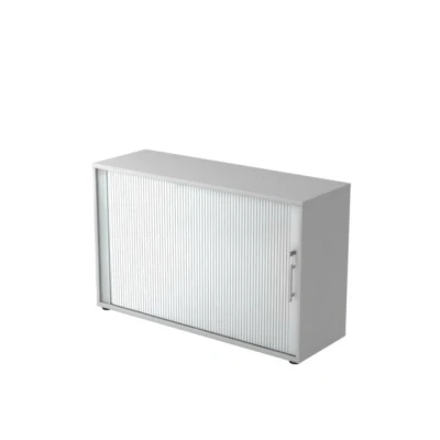 Afbeelding van Roldeurkast Grijs/Zilver 120 x 40 74,8 cm Beta 1732S