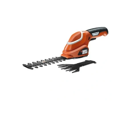 Afbeelding van Black+Decker Li Ion accuschaarset (inclusief handschoenen en snoeischaar, 7 V) GSL700KIT
