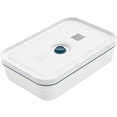 Afbeelding van ZWILLING Fresh &amp; Save vacuüm lunchbox, maat L plat, plastic, semi doorzichtig La Mer