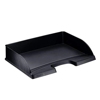 Afbeelding van Leitz Plus 52180095 Brievenbak, horizontaal formaat, A4, zwart