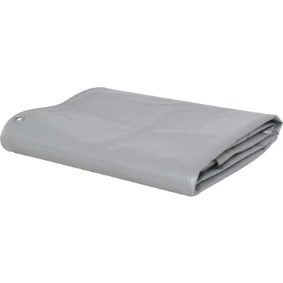Afbeelding van Dekzeil 650 g/m² 3x6 m grijs