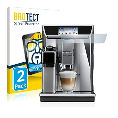 Afbeelding van BROTECT (2 Stuks) Schermbeschermer voor DeLonghi PrimaDonna Elite Experience ECAM656.85.MS Screen Protector Transparant